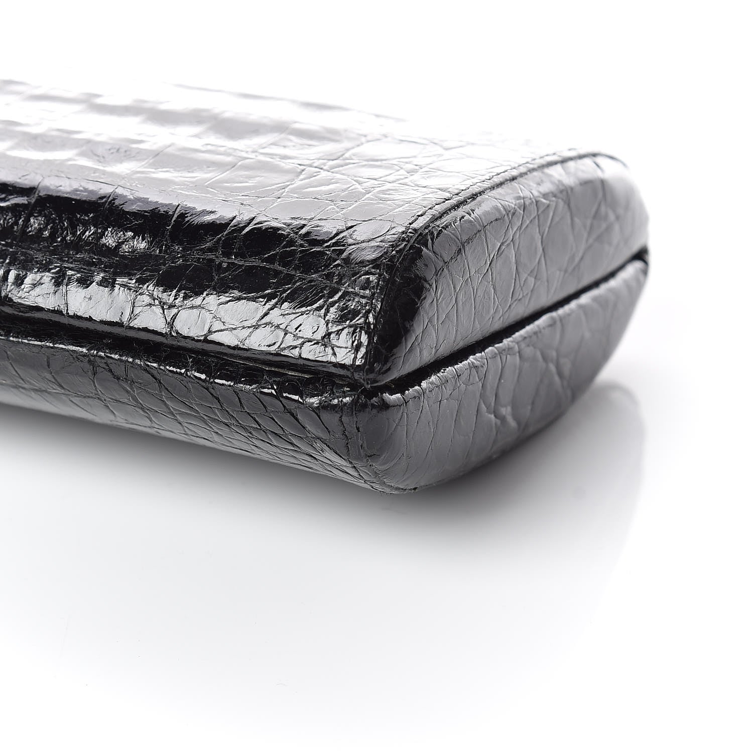 Nancy Gonzalez Crocodile Clutch Black 11 of 12