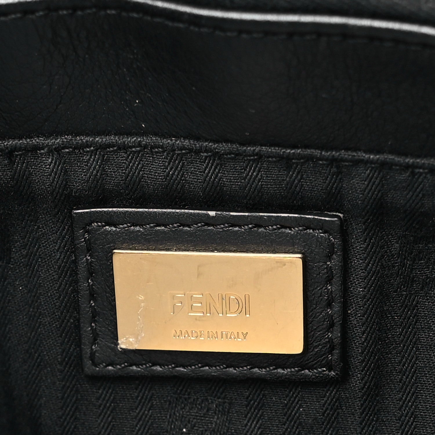 Fendi Vitello Elite Petite 2Jours Tote Black 6 of 10