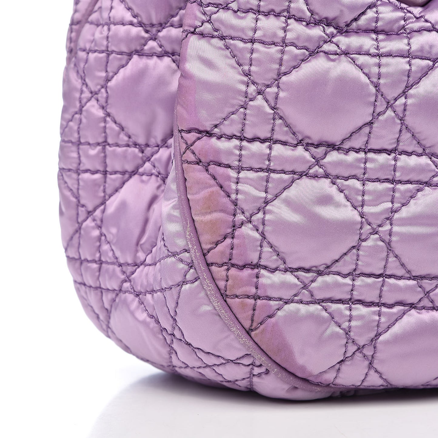 Nylon Cannage Tote Purple
