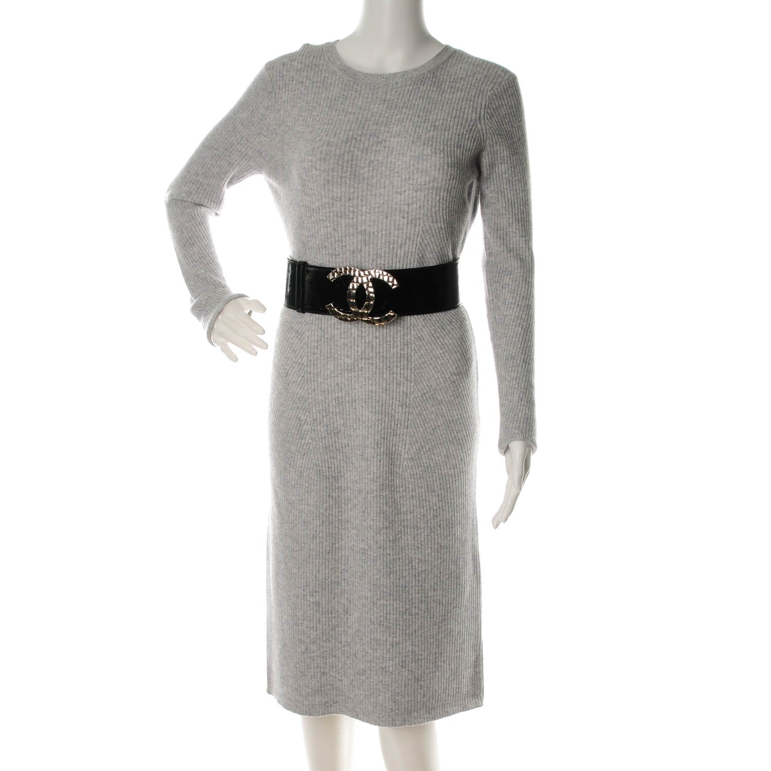 Chanel Patent CC Wide Belt 80 32 Black 2 of 5