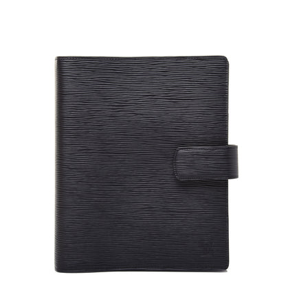 Louis Vuitton Epi Large Ring Agenda Cover Black 1 of 15