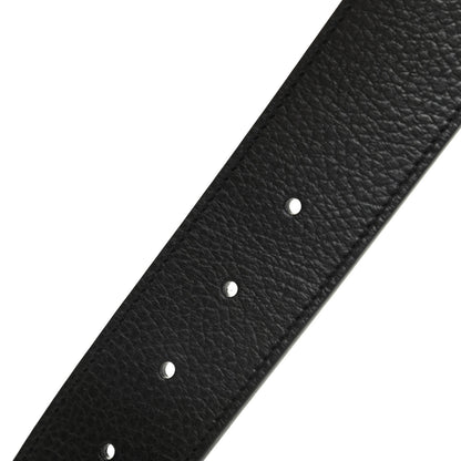 Gucci Calfskin 1973 Reversible Belt 85 34 Black Pink 4 of 5