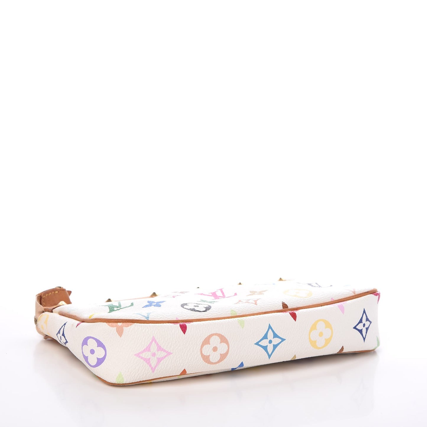 Monogram Multicolor Pochette Accessories White