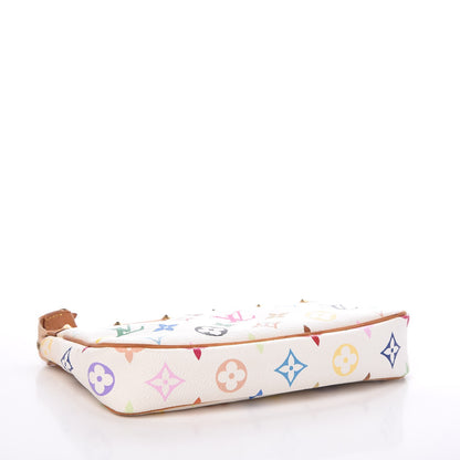 Louis Vuitton Monogram Multicolor Pochette Accessories White 4 of 7