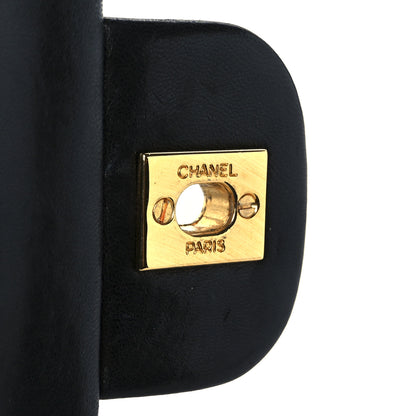 Chanel Lambskin Quilted Small Double Flap Black 7 of 12