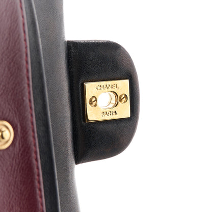 Chanel Lambskin Quilted Medium Double Flap Black 7 of 11