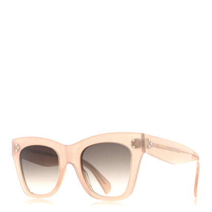 Celine Glitter Acetate Cat Eye Sunglasses CL4004IN Transparent Pink 1 of 7