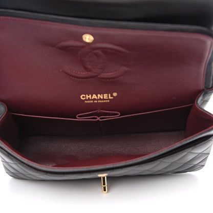 Chanel Lambskin Quilted Medium Double Flap Black 4 of 15