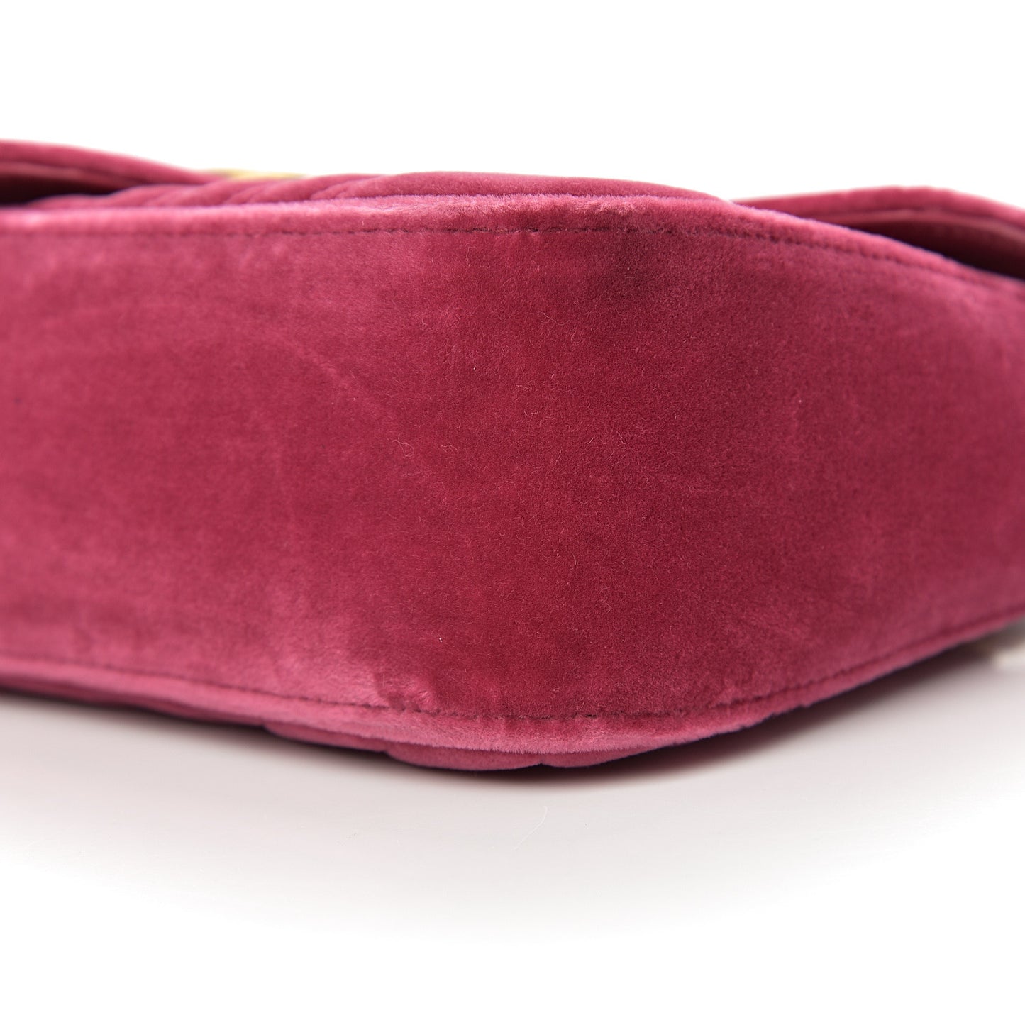 Velvet Matelasse Small GG Marmont Shoulder Bag Light Raspberry Rose