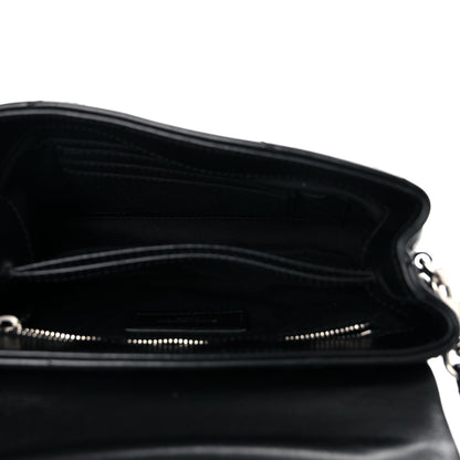 Saint Laurent Calfskin Y Quilted Monogram Toy Loulou Crossbody Bag Black 7 of 11