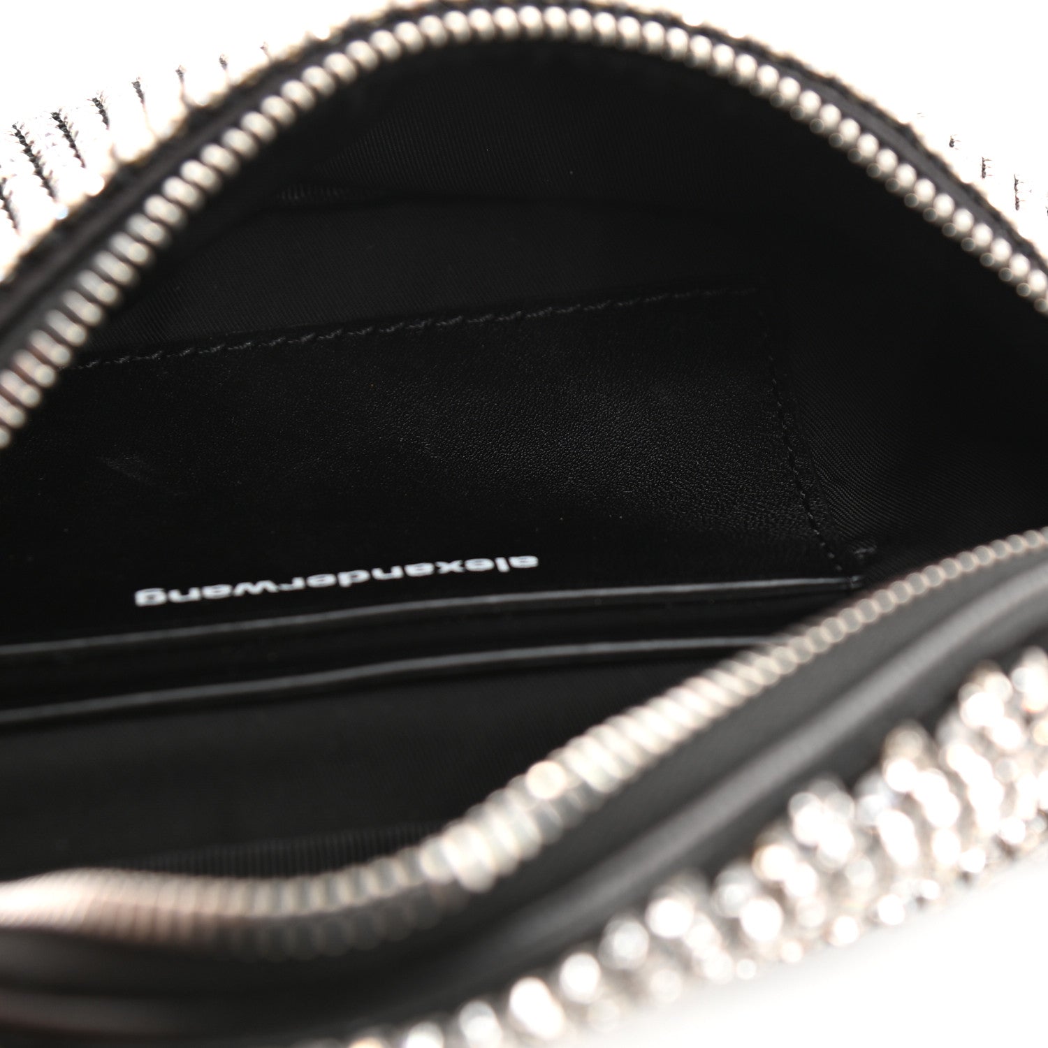 Alexander Wang Rhinestone Mesh Mini Attica Belt Bag Black 5 of 9