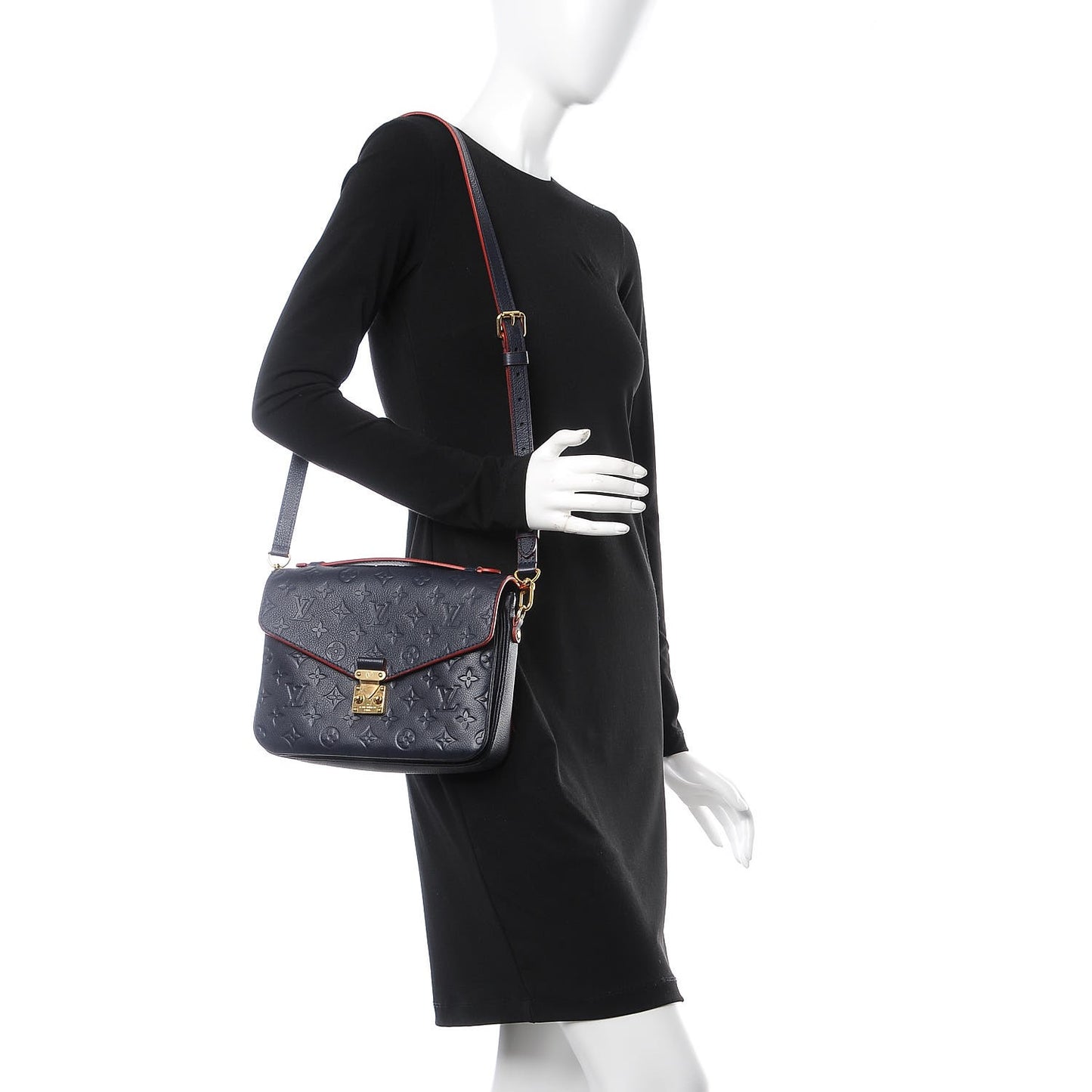 Empreinte Pochette Metis Marine Rouge