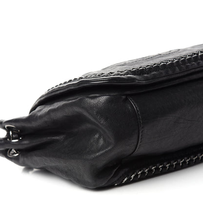 Chanel Metallic Goatskin Luxe Ligne Flap Black 6 of 10