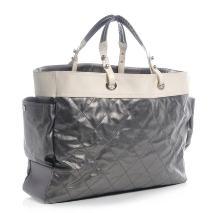 Chanel Coated Canvas Paris Biarritz XL Travel Bag 3 of 7
