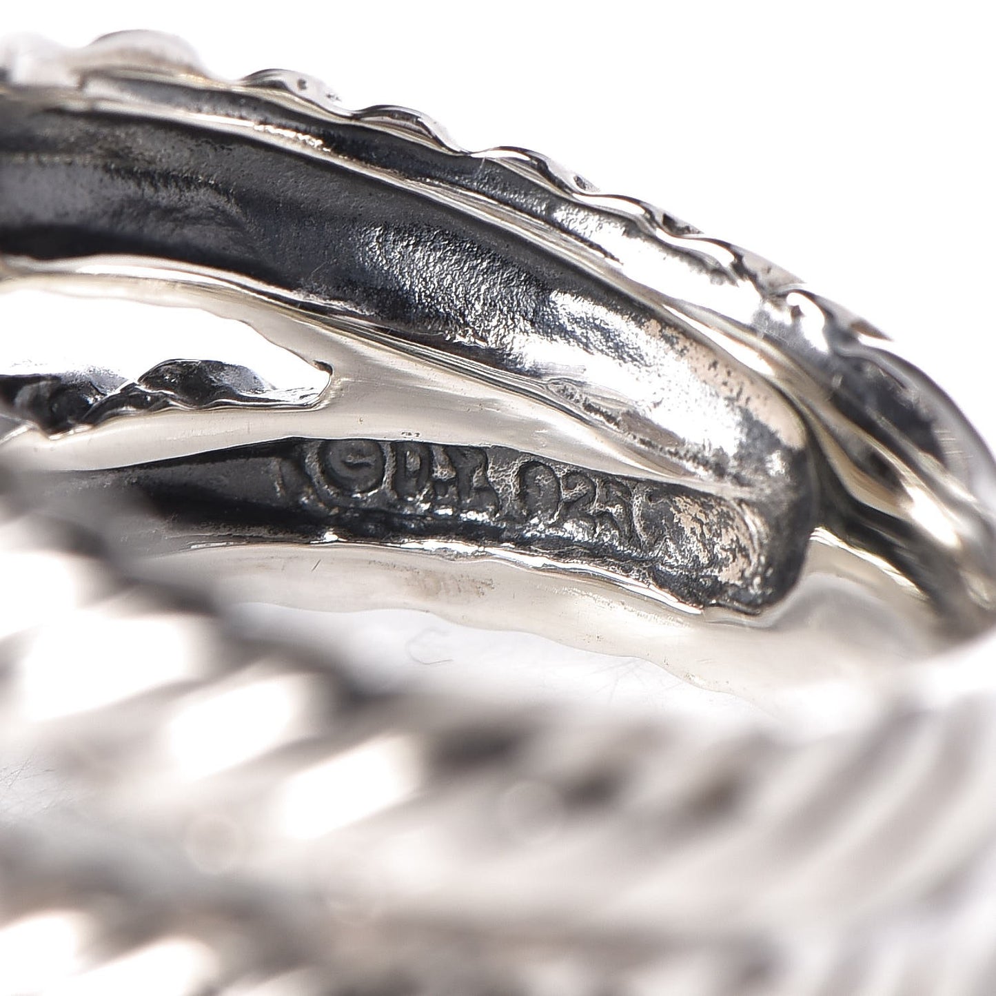 Sterling Silver Diamond Prasiolite 11mm Albion Ring 51 5.75