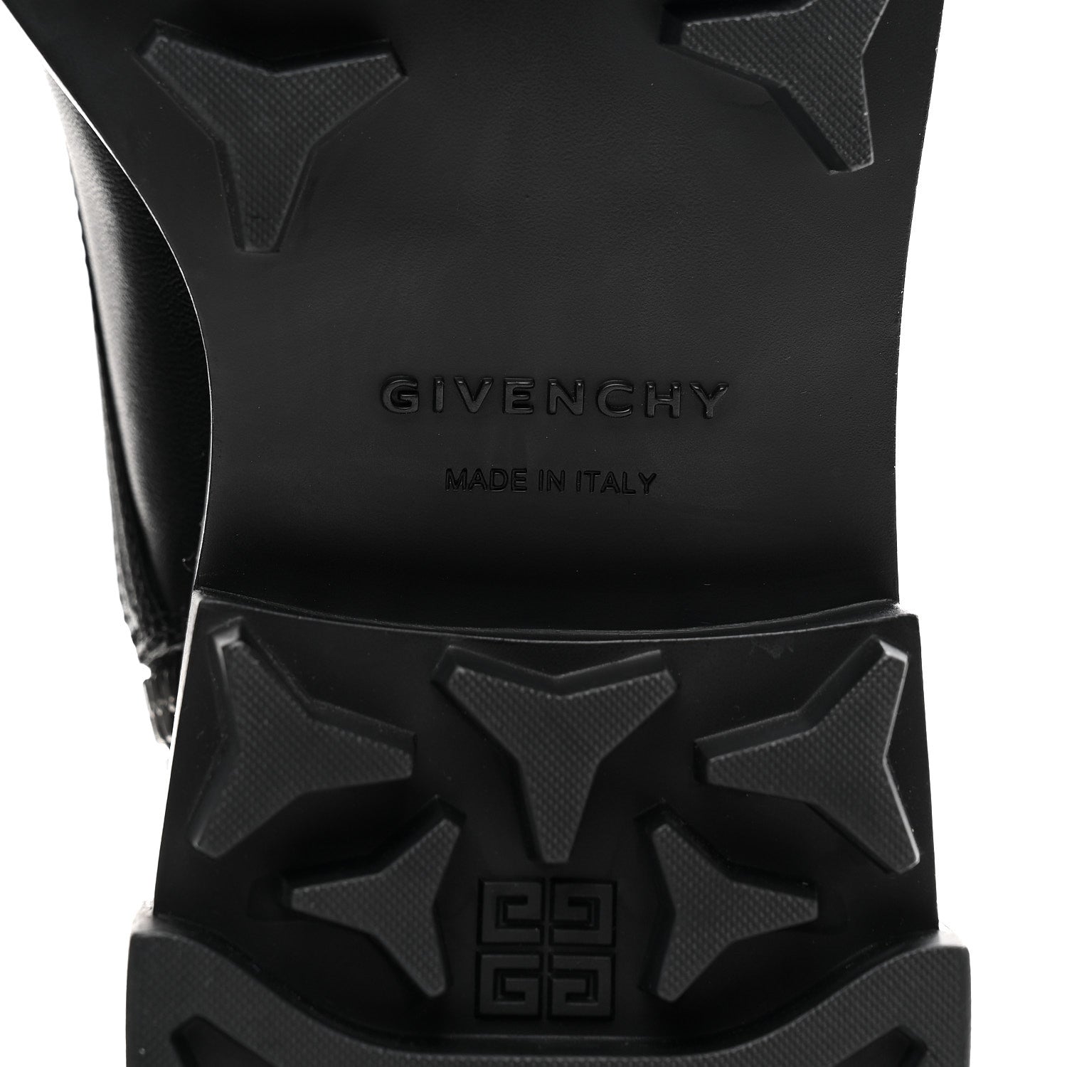 Givenchy Calfskin Combat Boots 36 Black 7 of 9