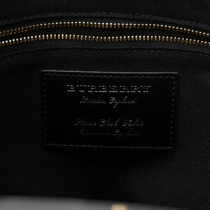 Burberry Grainy Calfskin House Check Small Canterbury Black 6 of 10
