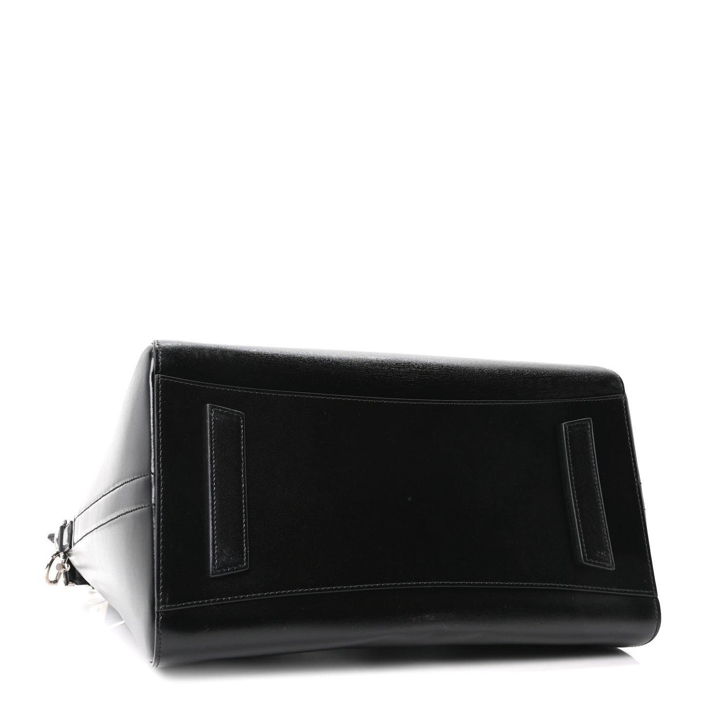 Shiny Lord Calfskin Medium Antigona Black