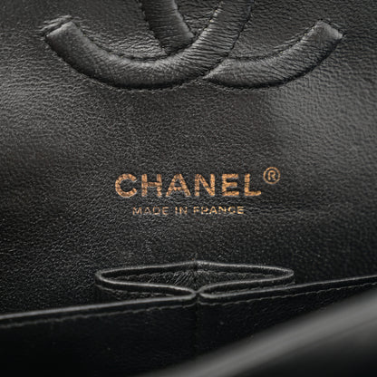 Chanel Patent Quilted Medium Double Flap Black 6 of 11