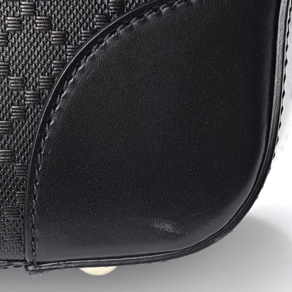 Gucci Calfskin Diamante Small Top Handle Bag Black 11 of 11