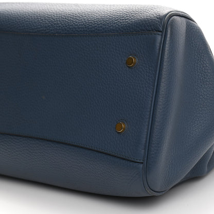 Mulberry Heavy Grain Small Belted Bayswater Tote Blue 10 of 15