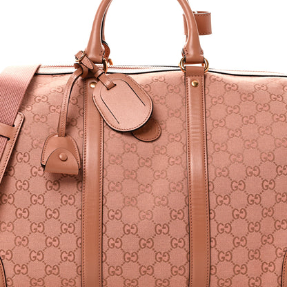 Gucci Monogram Azalea Calfskin Small Retro Interlocking G Duffle Bag Cloche Rose Pink 7 of 9
