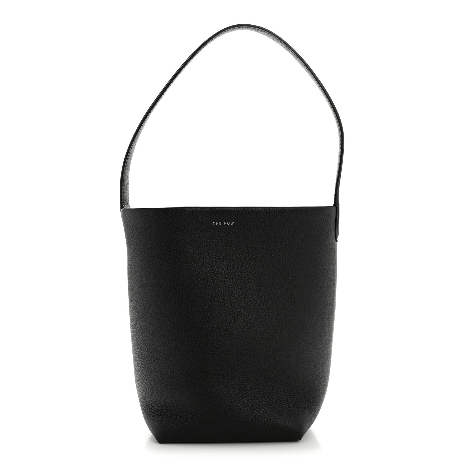 The Row Grained Calfskin Small N/S Park Tote Black 1 of 9