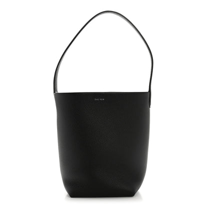 The Row Grained Calfskin Small N/S Park Tote Black 1 of 9