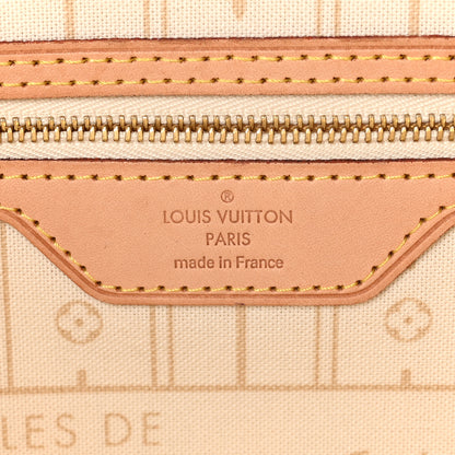 Louis Vuitton Damier Azur Neverfull MM 6 of 9