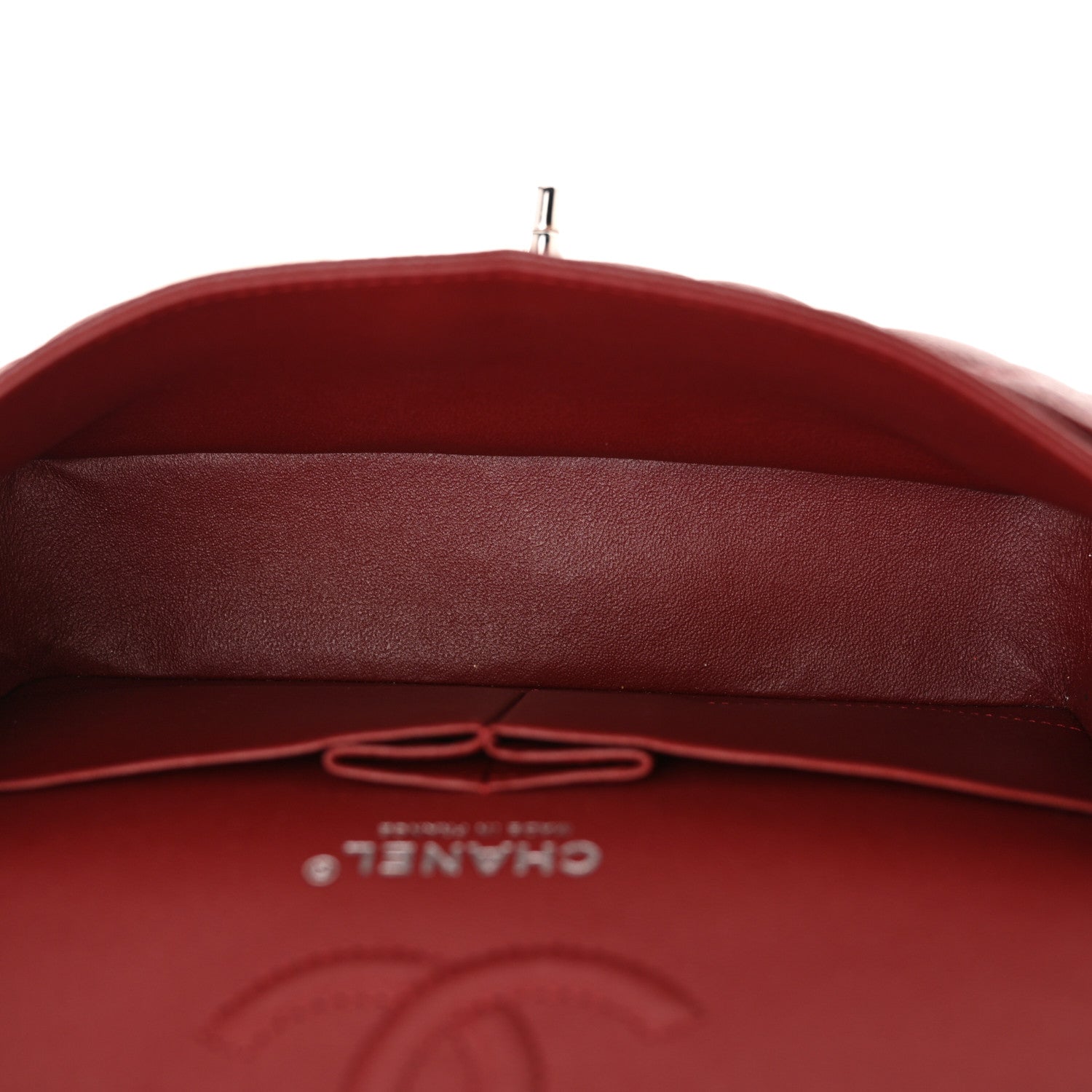 Chanel Caviar Quilted Small Double Flap Burgundy 5 of 11