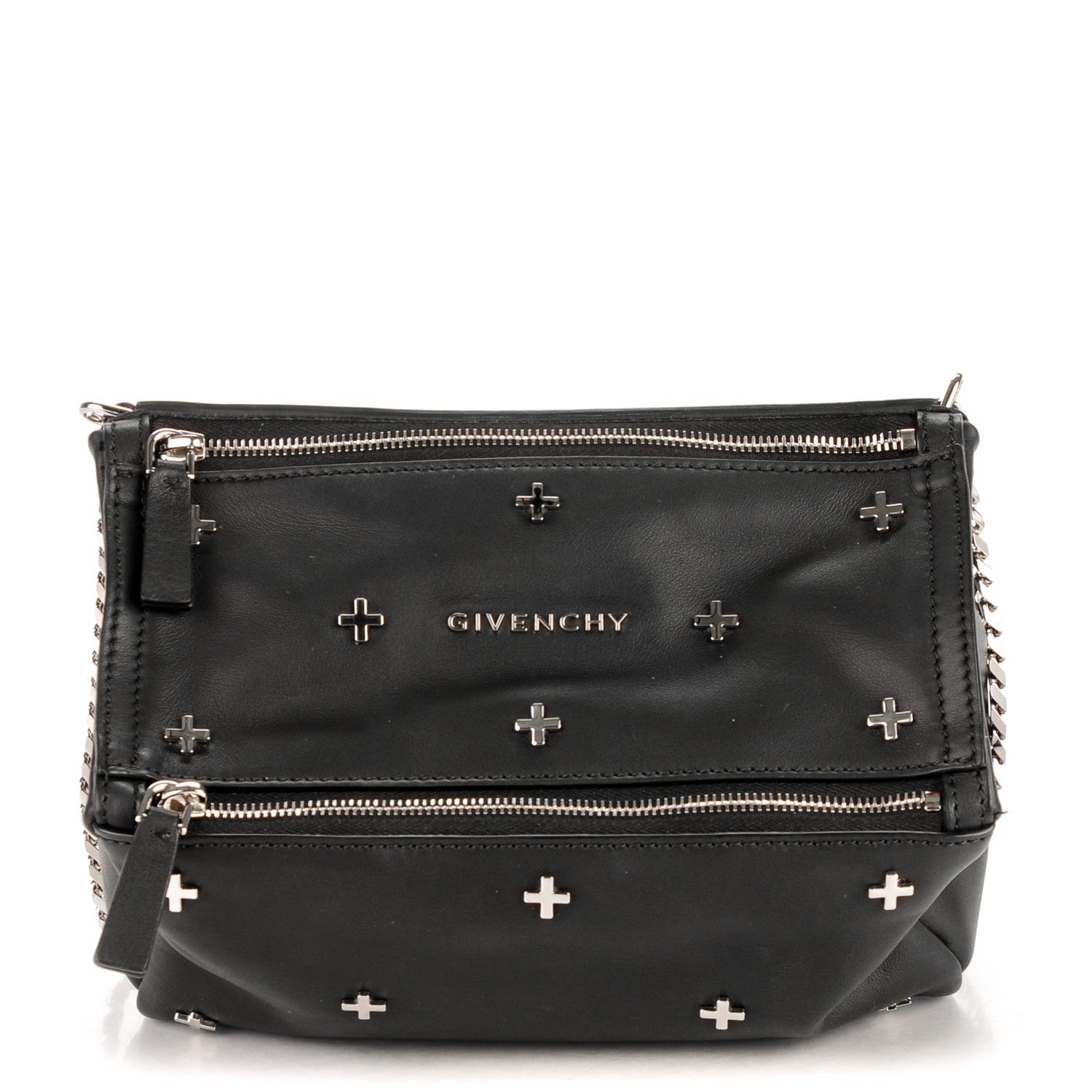 Givenchy Calfskin Cross Mini Chain Pandora Black 1 of 7