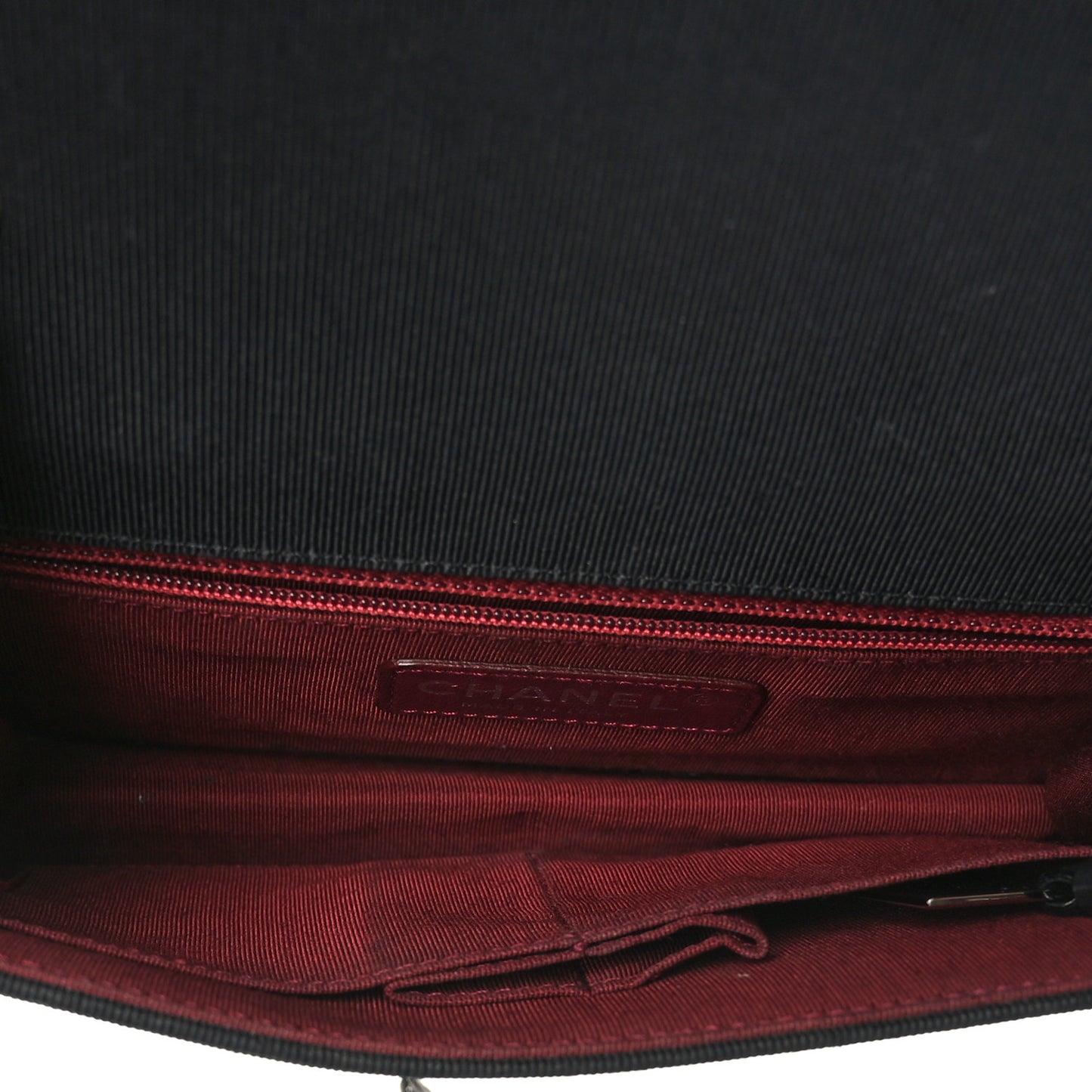 Calfskin Quilted Small Ballerine Flap Black