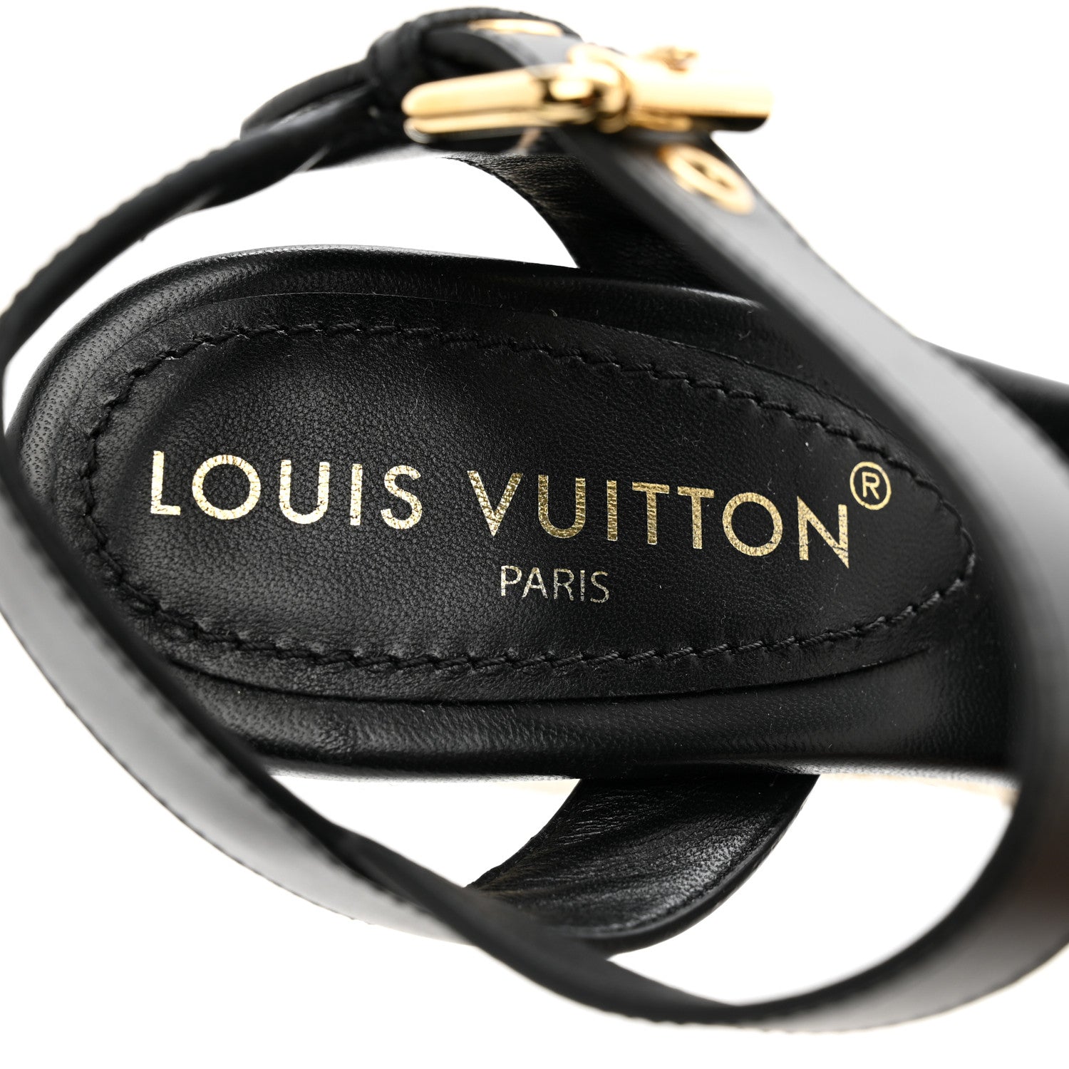 Louis Vuitton Cotton Monogram Embroidered Starboard Wedge Espadrilles 39 Black 7 of 8