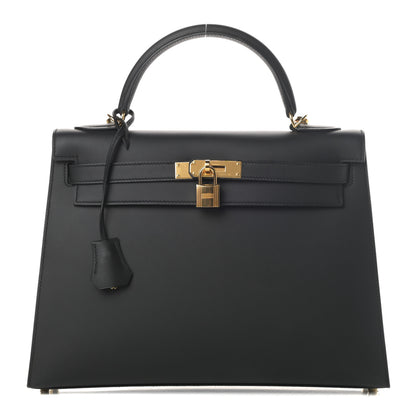 Hermes Sombrero Kelly Sellier 32 Black 1 of 11