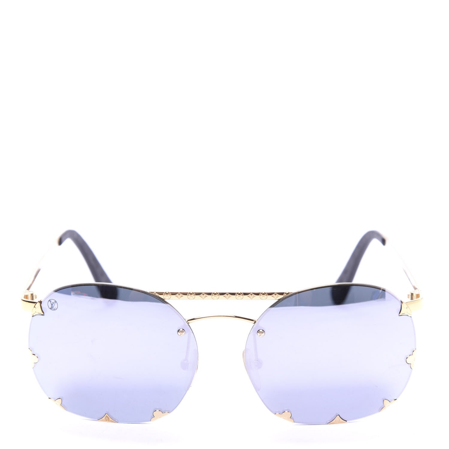 Louis Vuitton Round Diva Sunglasses Z0959U Silver 2 of 8