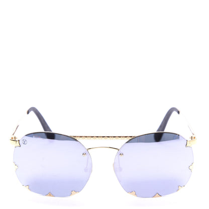 Louis Vuitton Round Diva Sunglasses Z0959U Silver 2 of 8