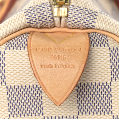 Louis Vuitton Damier Azur Speedy 30 6 of 14