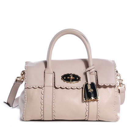 Mulberry Soft Matte Leather Small Cookie Bayswater Satchel Pebble Beige 1 of 14