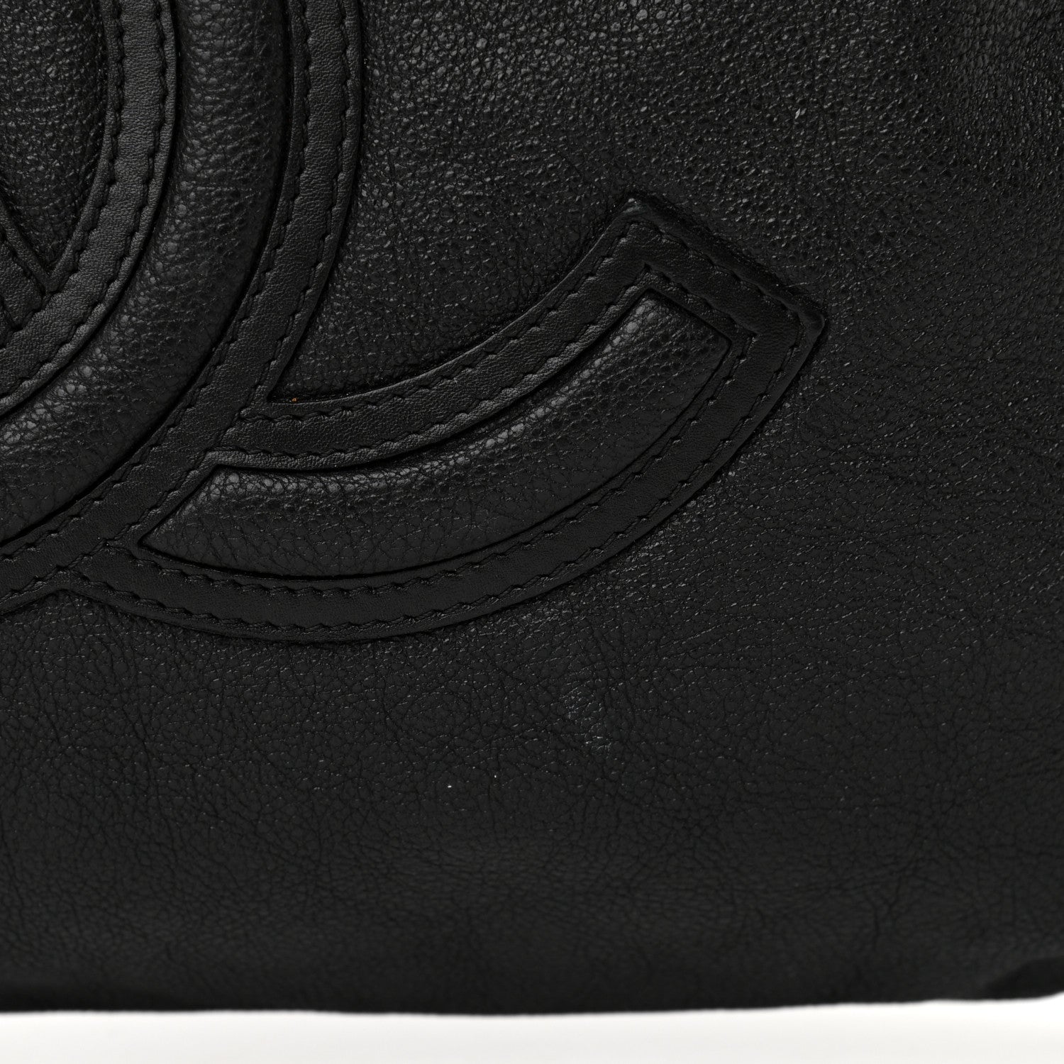 Chanel Calfskin CC Shoulder Bag Black 12 of 12