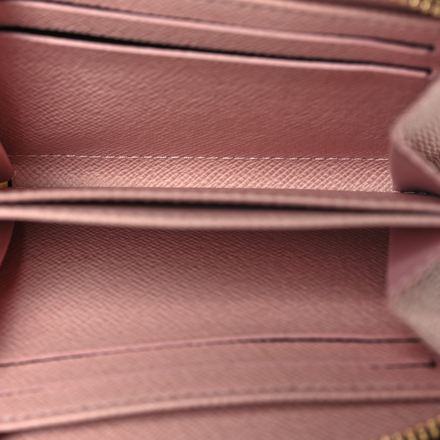 Damier Ebene Zippy Coin Purse Rose Ballerine