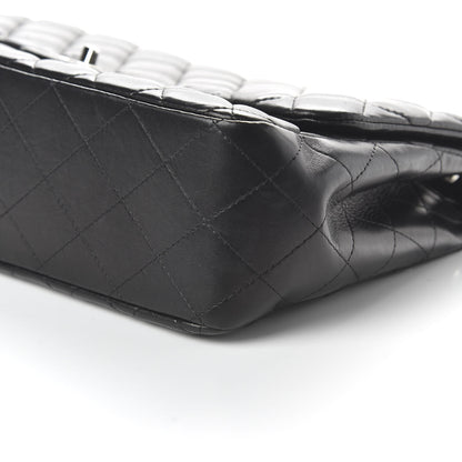 Chanel Lambskin Quilted Jumbo Single Flap Black 7 of 10