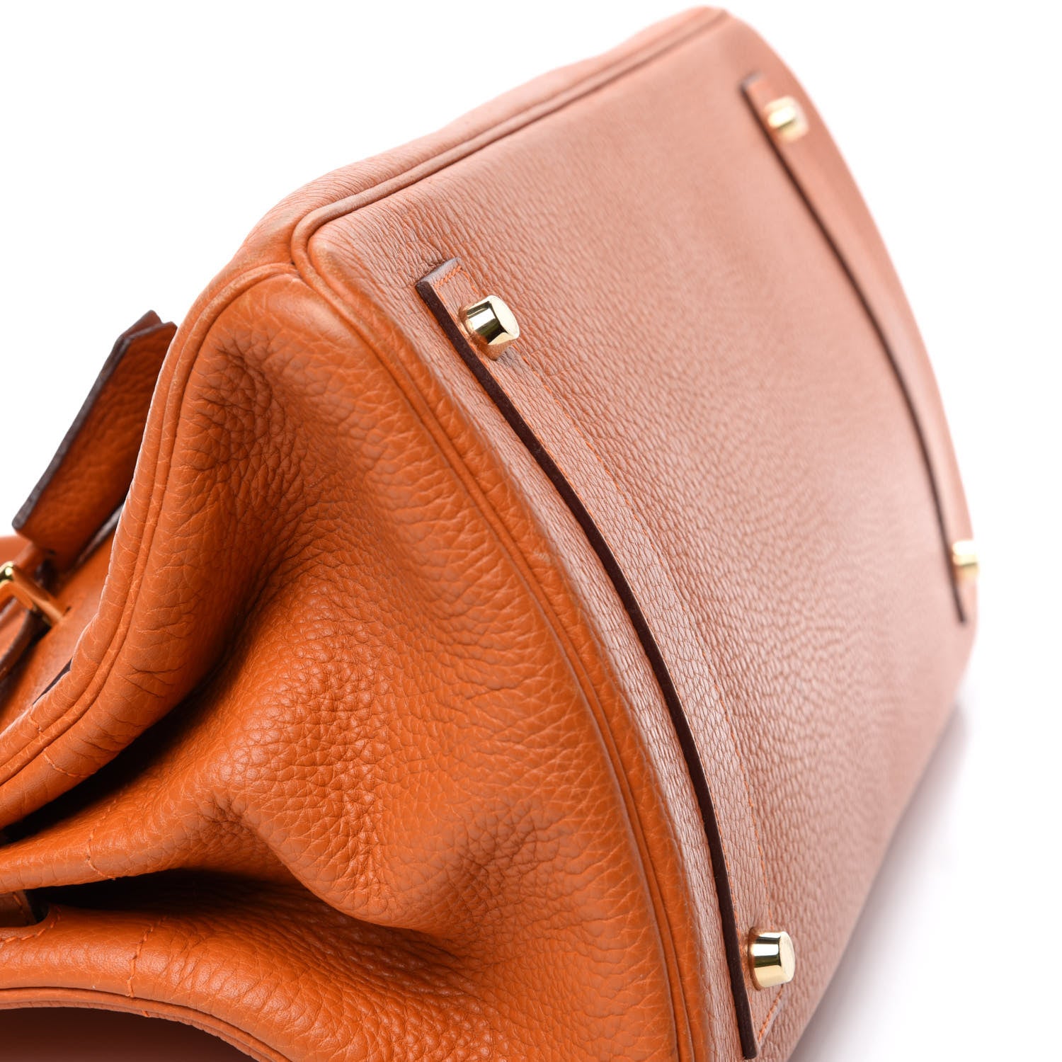 Hermes Taurillon Clemence JPG Birkin 42 Orange 7 of 39