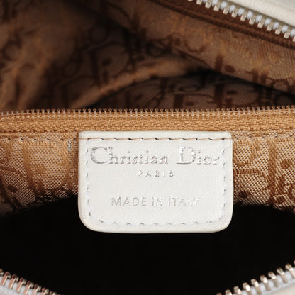 Christian Dior Lambskin Cannage Medium Lady Dior White 6 of 15