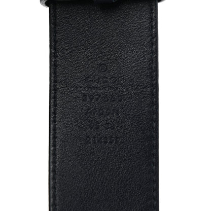 Gucci Moon Calfskin Nickel Double G 40mm Belt 95 38 Blue 3 of 5