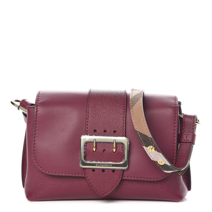 Burberry Soft Grain Calfskin Small Medley Crossbody Dark Plum 1 of 6
