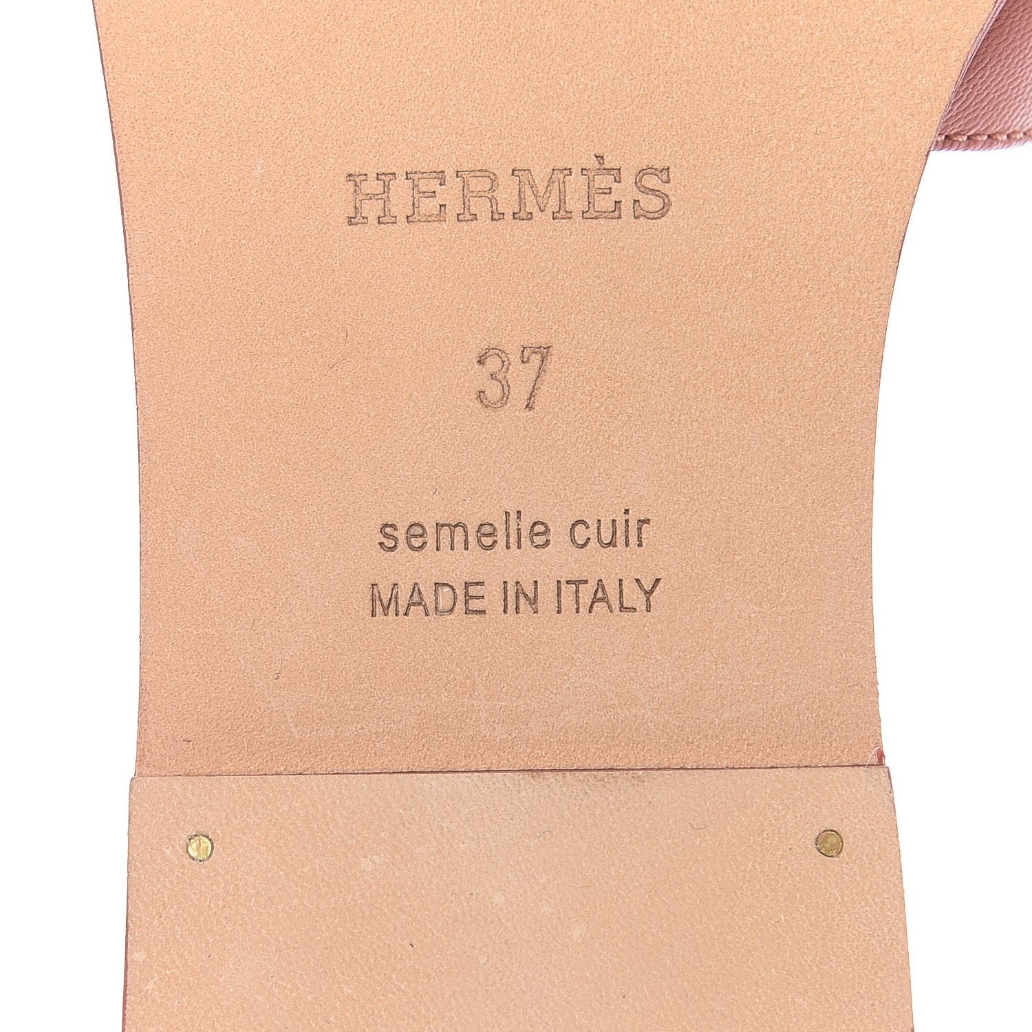 Hermes Chevre Oran Sandals 37 Rouge Blush 9 of 11