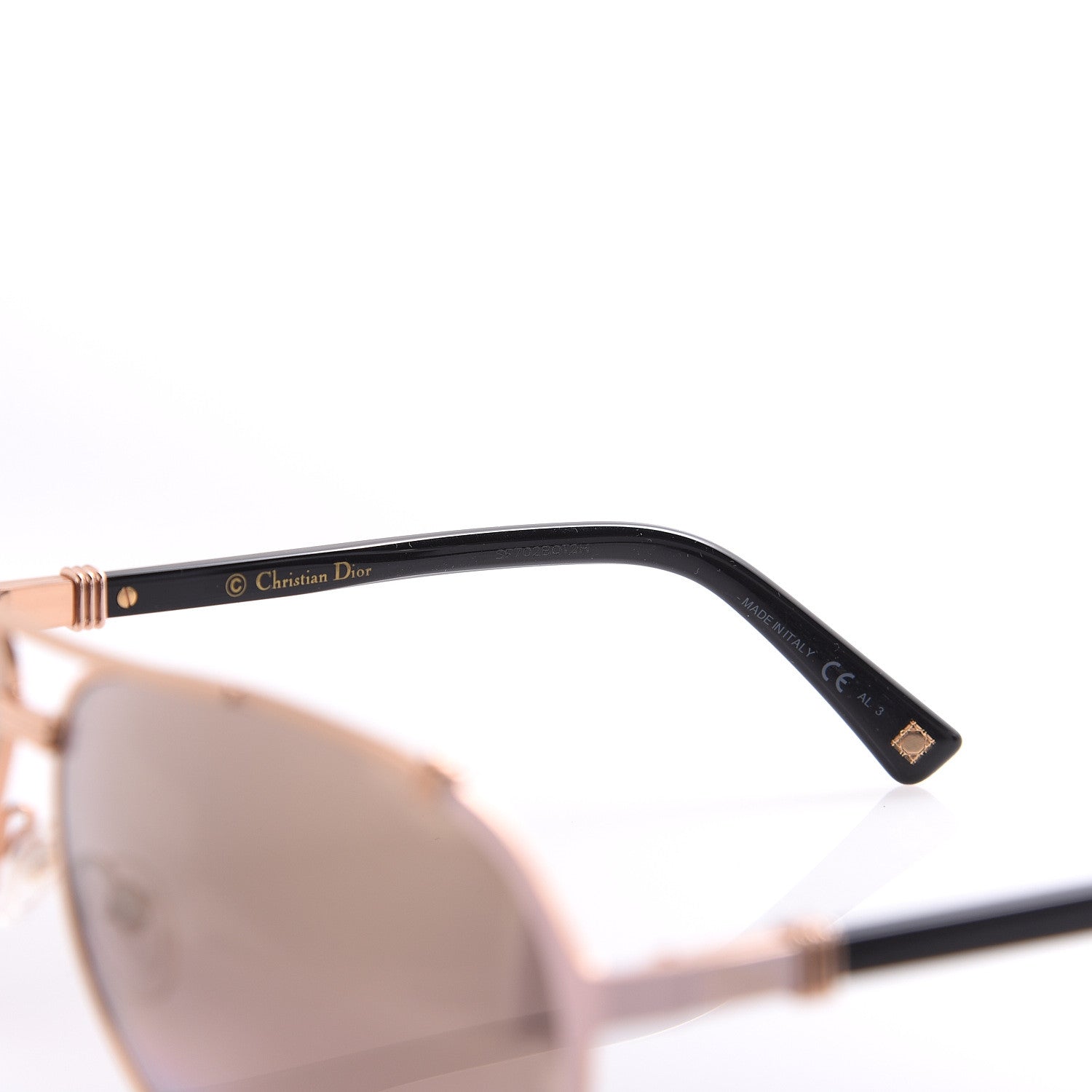 Christian Dior Chicago 2 Aviator Sunglasses Pink 7 of 8