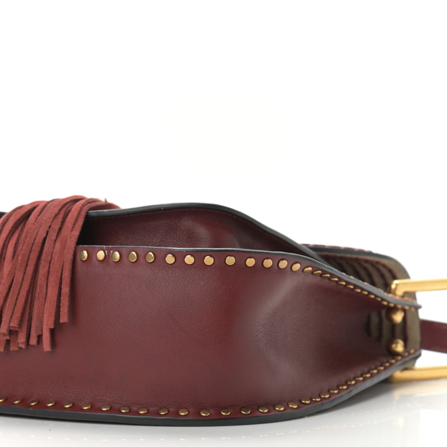 Calfskin Braided Medium Hudson Shoulder Bag Sienna Red