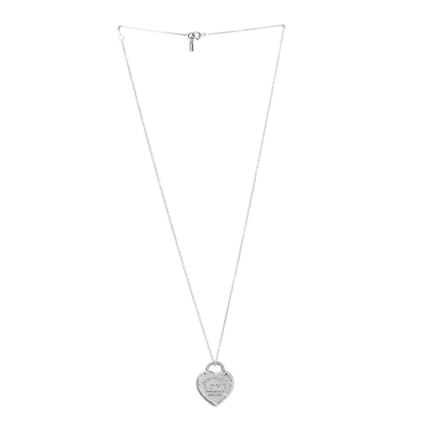 Sterling Silver Return To Tiffany Love Pendant Necklace
