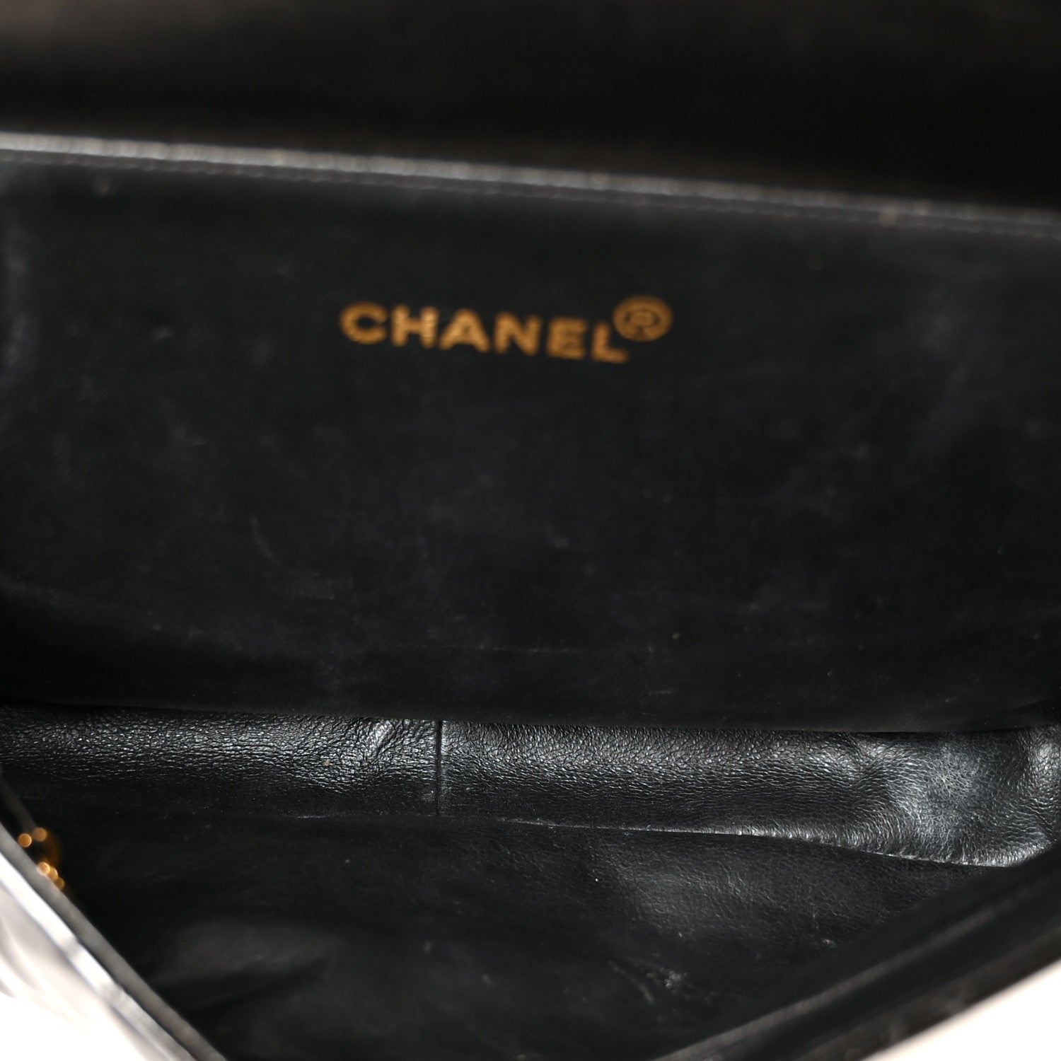 Chanel Patent Quilted Double Sided Shoulder Flap Bag Black 9 of 13